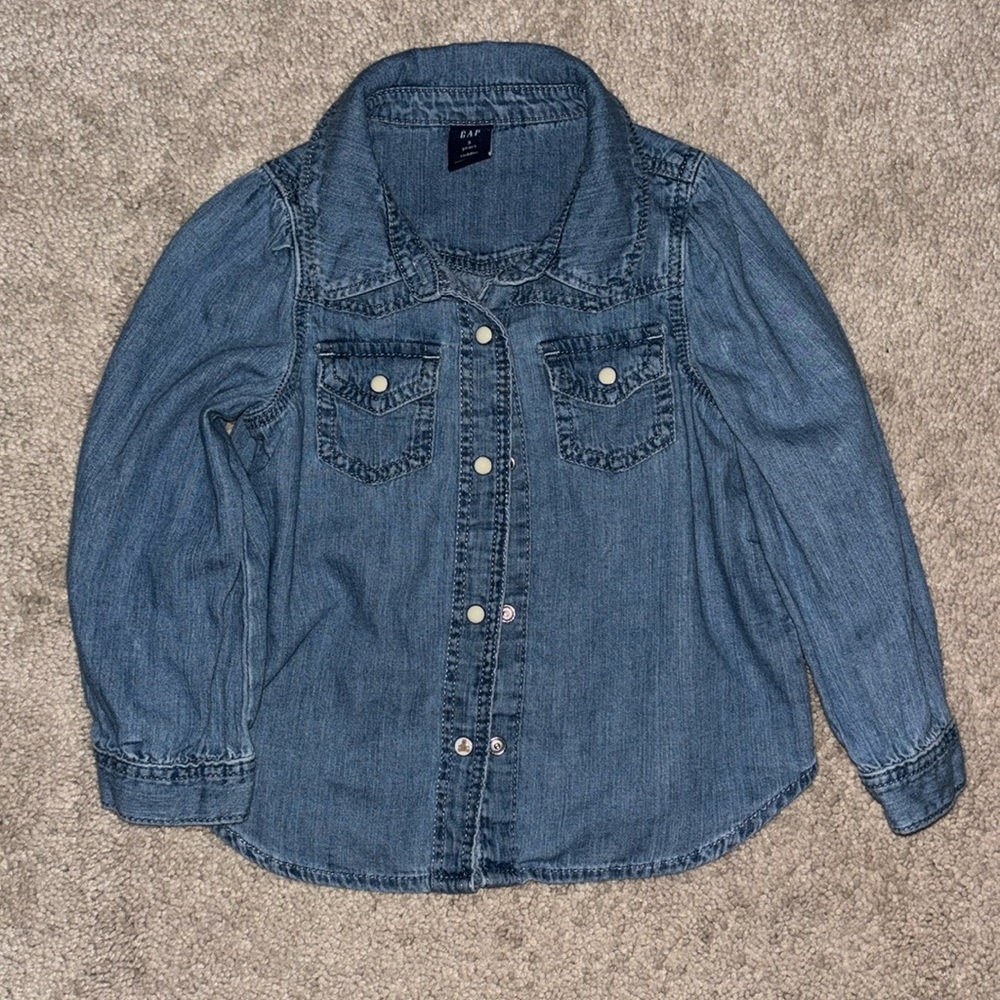GAP Toddler Denim Shirt